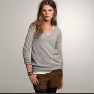Jcrew Grey Cashmere Sweater